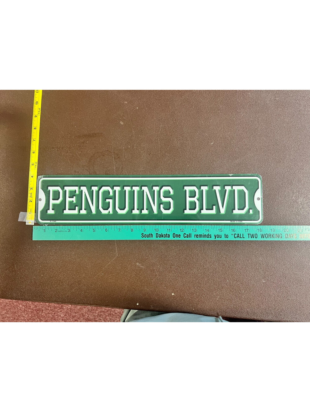 Penguins Blvd 4x18 Aluminum Metal Street Sign Unbranded Sports Fan Decor